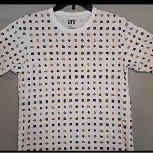 Monster Hunter 15th Anniversary Capcom UT UNIQLO AOP Tshirt Video Game Limited M